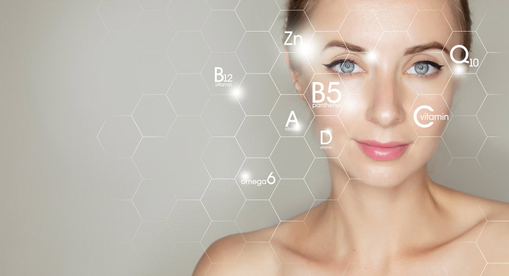 woman receiving facial